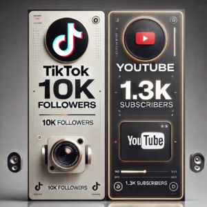 DALL·E 2024-11-21 16.19.04 - A clean and professional digital banner showcasing social media achievements. The design emphasizes clarity and readability, featuring the TikTok logo